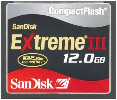 SANDISK EXTREME III CF CARD 12GB