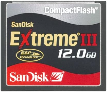 SANDISK EXTREME III CF CARD 12GB