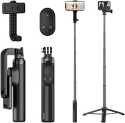 TELESIN 0.6M VLOG SELFIE STICK TRIPOD WITH REMOTE FOR GOPRO/ PHONE FOR ALL ACTION ACTION CAMERA TE-RCSS-001