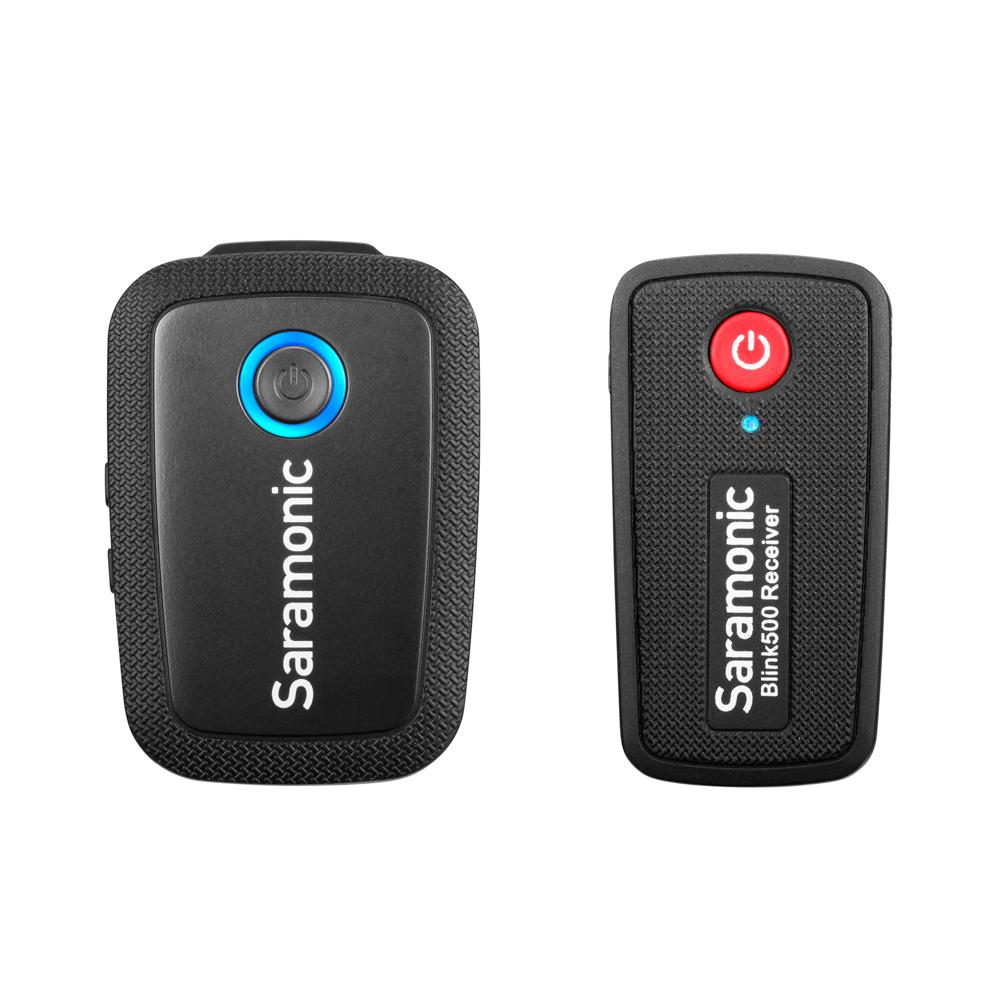 Saramonic Blink 500 B1 Ultracompact Wireless Clip-On Mic System With Lavalier &amp; Dual-Channel Receiver