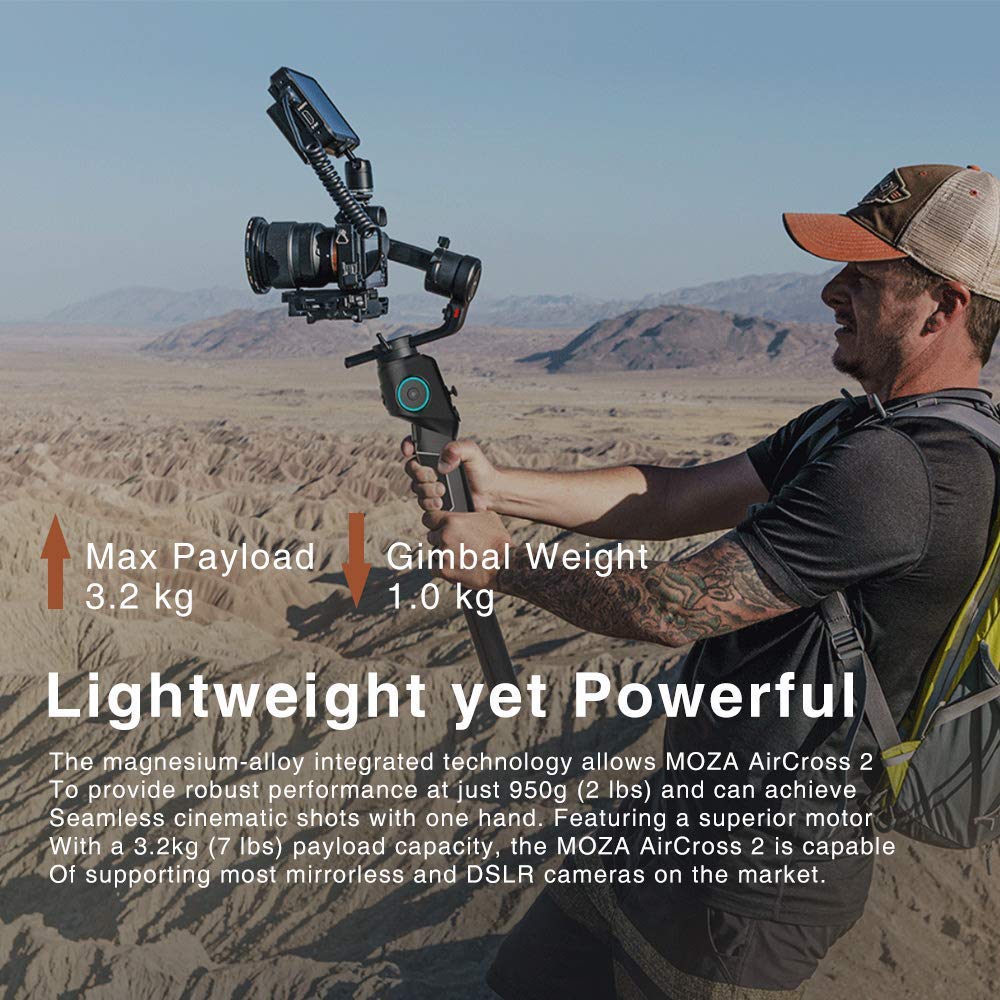 Moza AirCross 2 3-Axis Handheld Gimbal Stabilizer