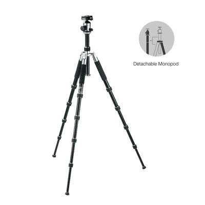 WEIFENG TRIPOD WITH MONOPOD -HJ255 BLACK