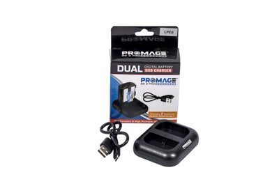 PROMAGE BATTERY CHARGER KIT PM108 FOR CANON LPE6