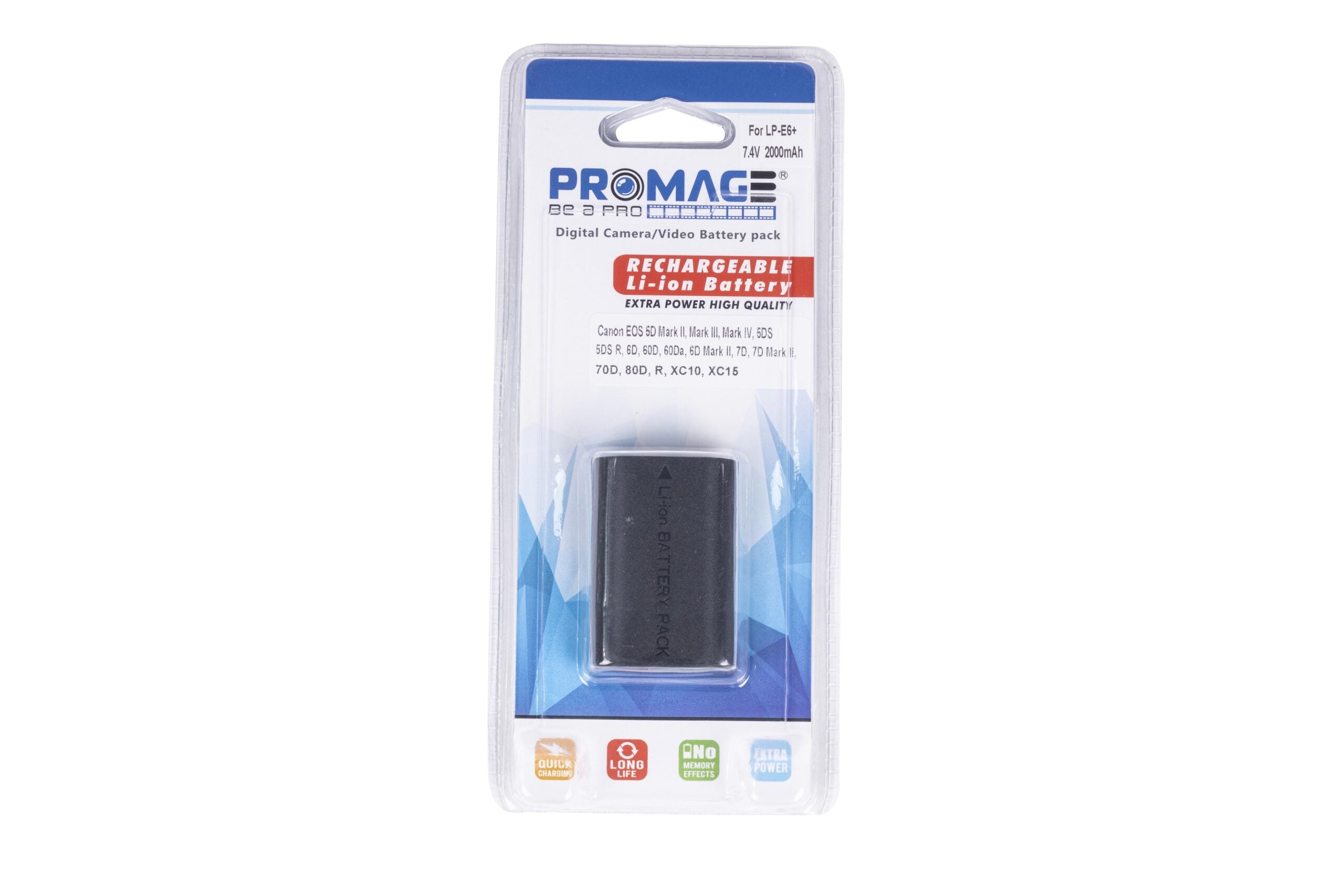 Promage Battery For Canon LPE6+