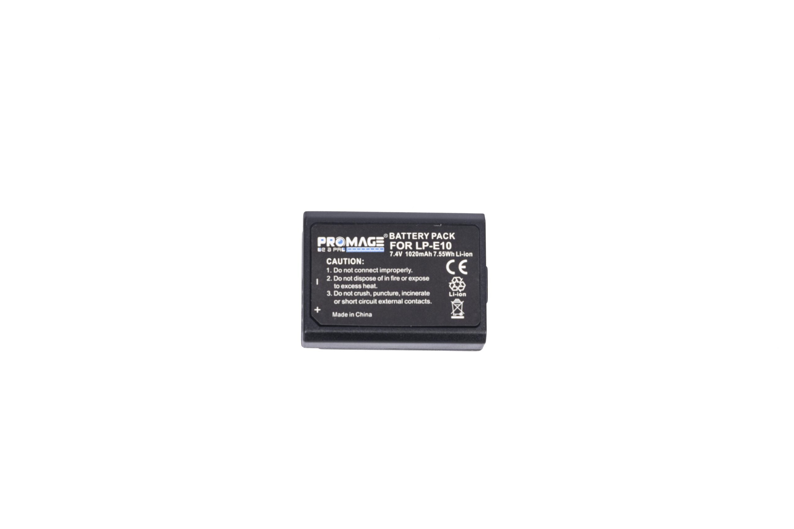 Promage Battery For Canon LPE10