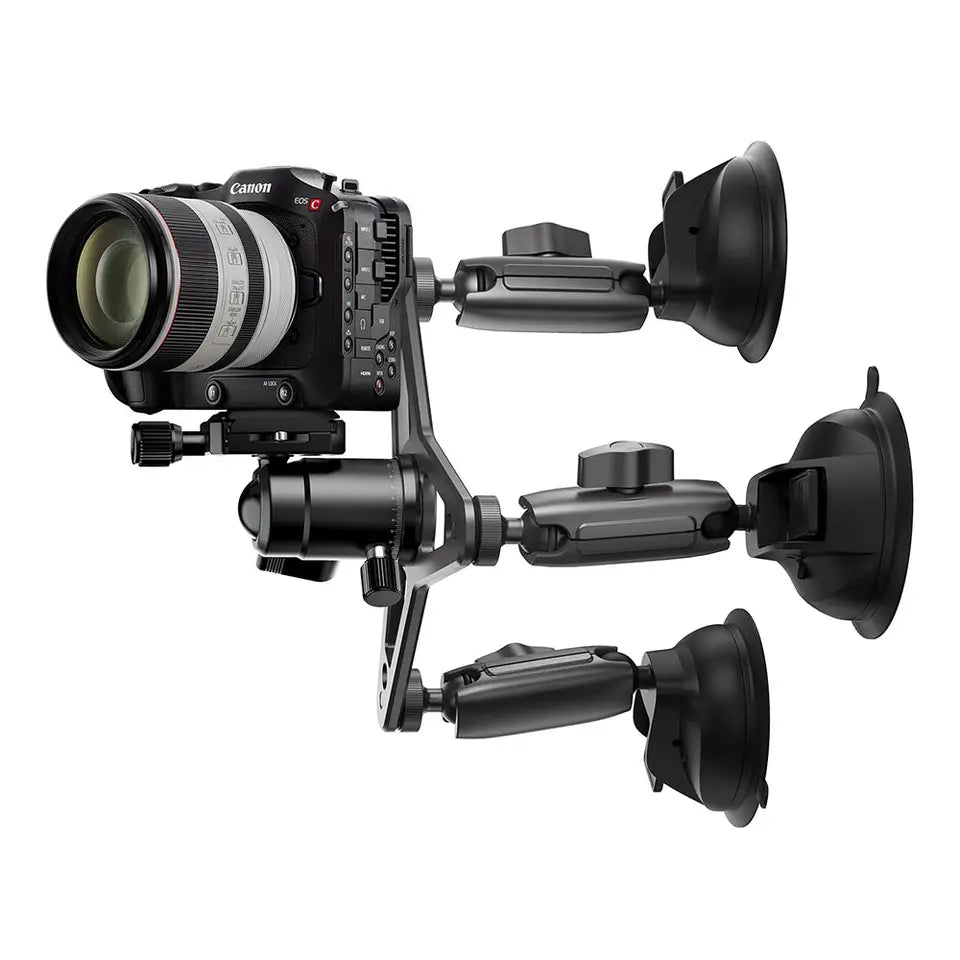 TELESIN TE-TSB-001 THREE SUCTION CUPS ACTION CAMERA TRIPOD MOUNT BRACKET HOLDER