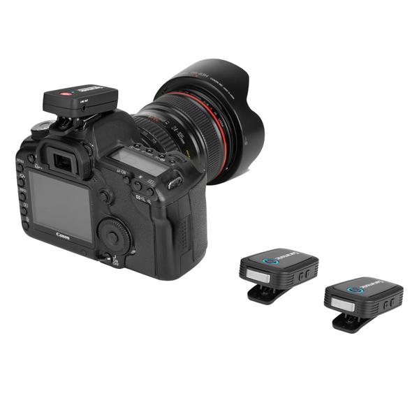 Saramonic Blink 500 B2 Ultracompact 2-Person Wireless Clip-On Mic System With Lavaliers &amp; Dual Receiver