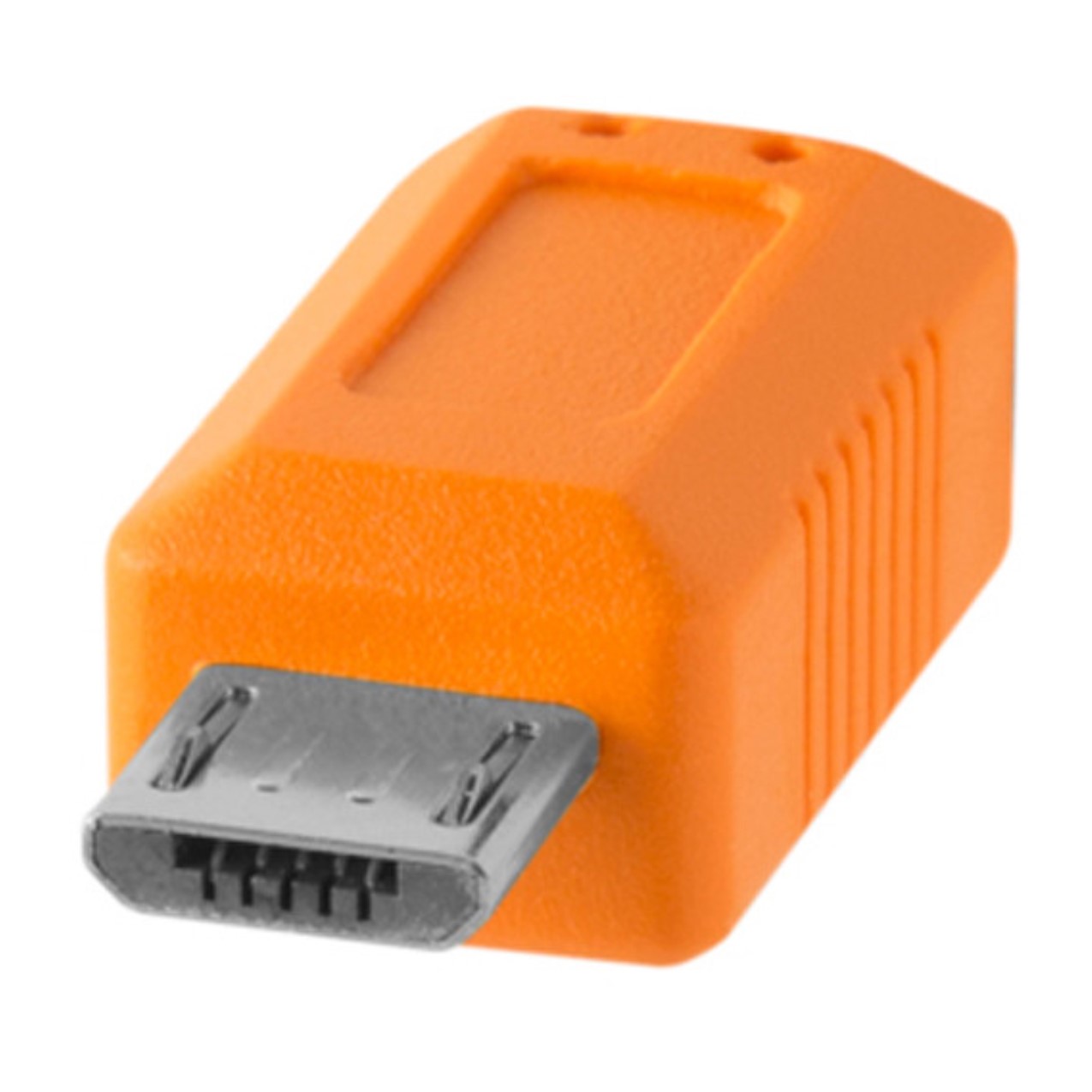 Tetherpro Usb Type-C Male To 5-Pin Micro-Usb 2.0 Type-B Male Cable (15', Orange)