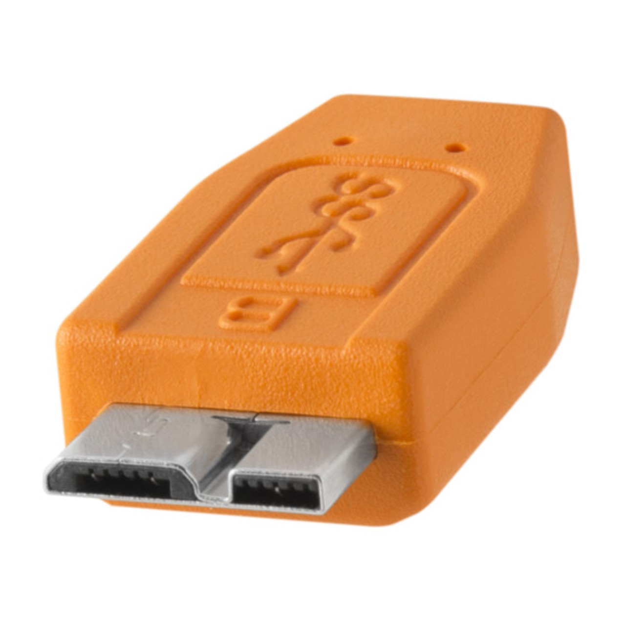 Tetherpro Usb 3.0 Male Type-A To Usb 3.0 Micro-B Cable (15', Orange)