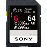 Sony Memory Card Sdxc Uhs-Ii 64Gb Sf-G64/T1