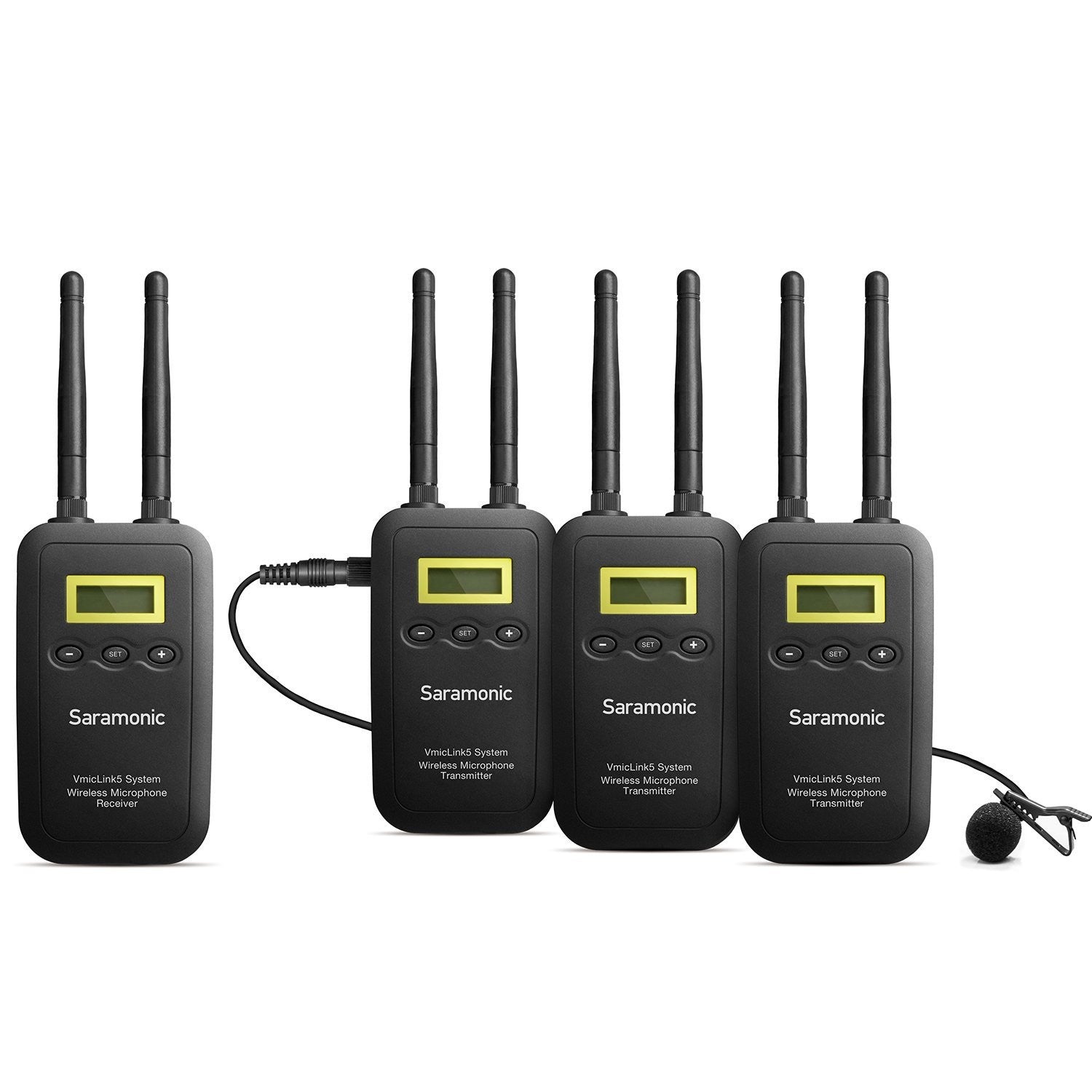 Saramonic VmicLink5 RX+TX+TX+TX Camera-Mount Digital Wireless Microphone System