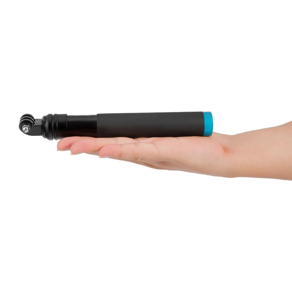 TELESIN GP-MNP-090-S Extendable Aluminum Alloy Selfie Stick with Tripod and Phone Clip for GoPro