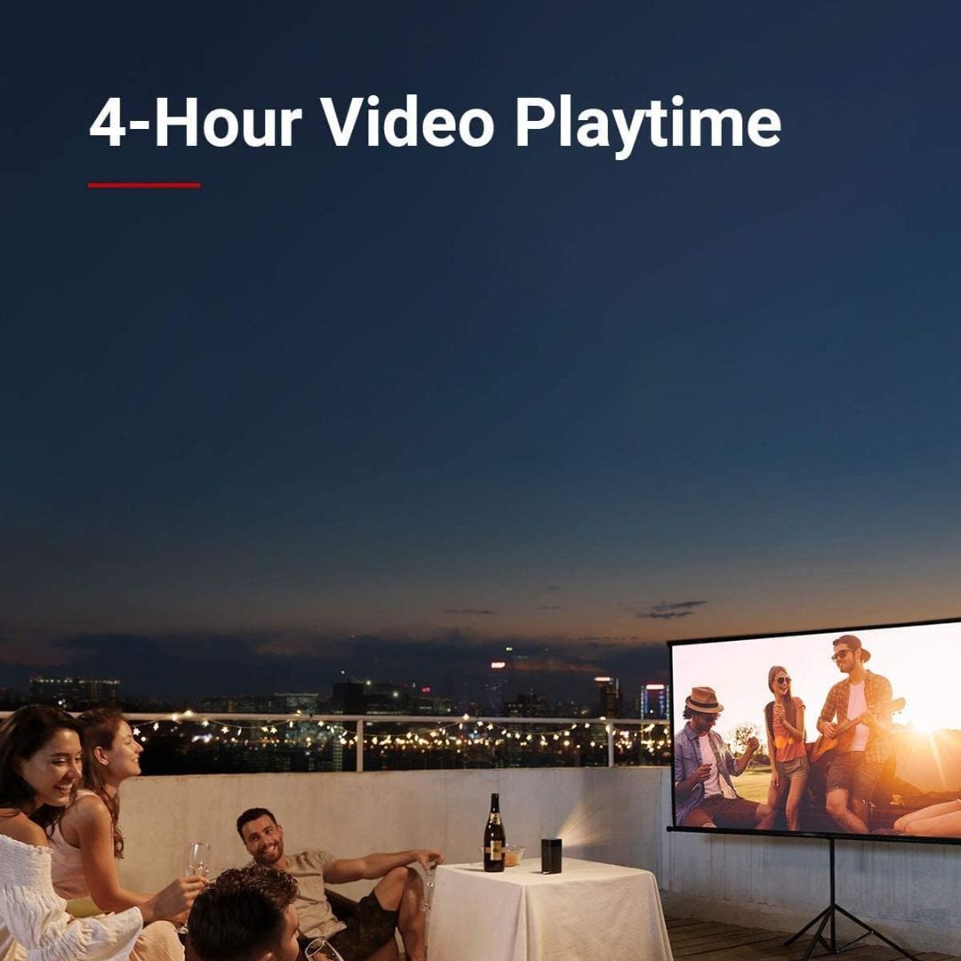 Anker Nebula Apollo Wi-Fi Mini Projector, 200 ANSI Lumen Portable Projector, 6W Speaker