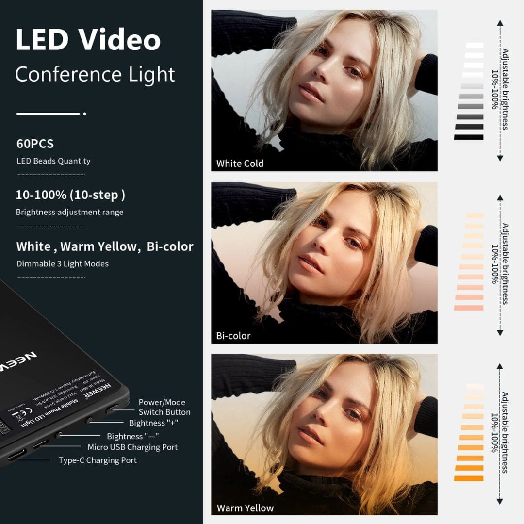 Neewer PL81Pro Video Conference Lighting