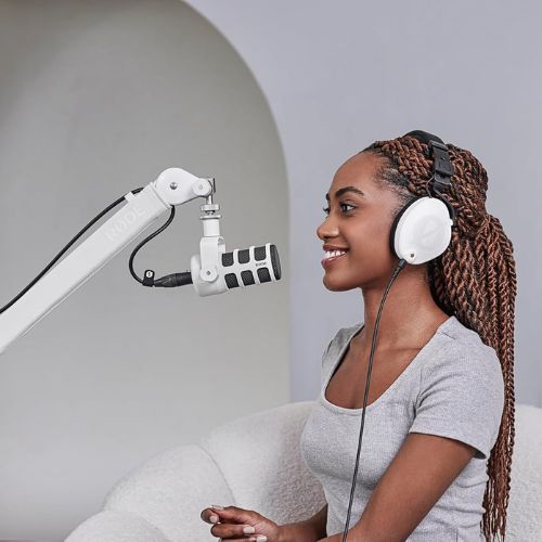 Rode PodMic USB and XLR Dynamic Broadcast Microphone (White)