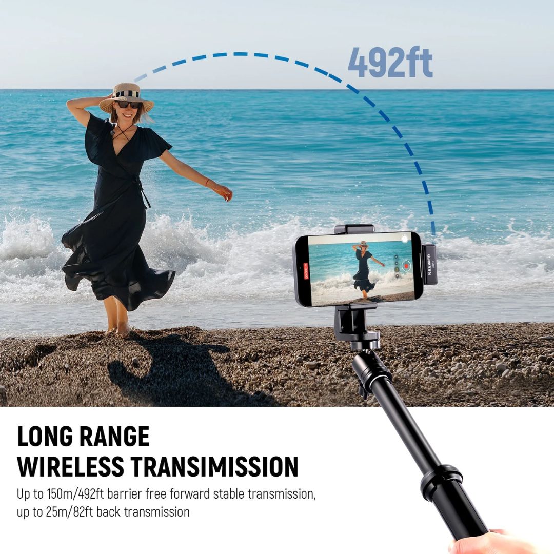 Neewer KM18 Wireless Button Lavalier Microphone Kit
