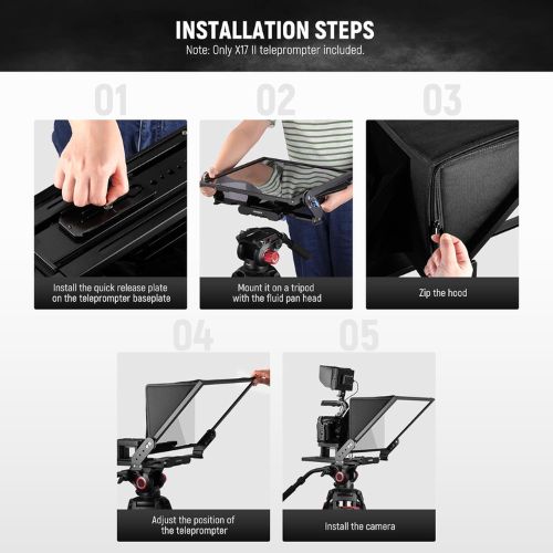 Neewer X17 17" II Aluminum Alloy Teleprompter