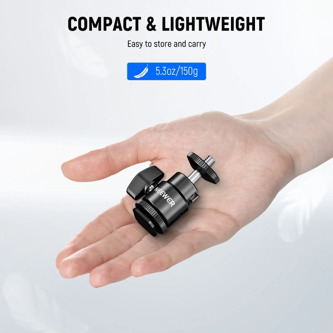 NEEWER 2 Pack 1/4” Camera Hot Shoe Mount