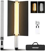 NEEWER CL124A Handheld Bi-Color LED Light Stick with Barn Doors