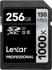 LEXAR 256GB UHS-II PROFESSIONAL SD CARD
