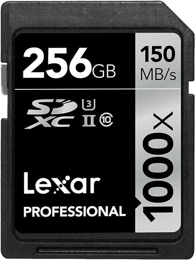 LEXAR 256GB UHS-II PROFESSIONAL SD CARD