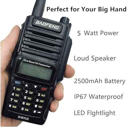Baofeng UV-9R PLUS (1- 20 Set) 8W Radio Handheld Dual Band Portable Walkie Talkies With Earpiece