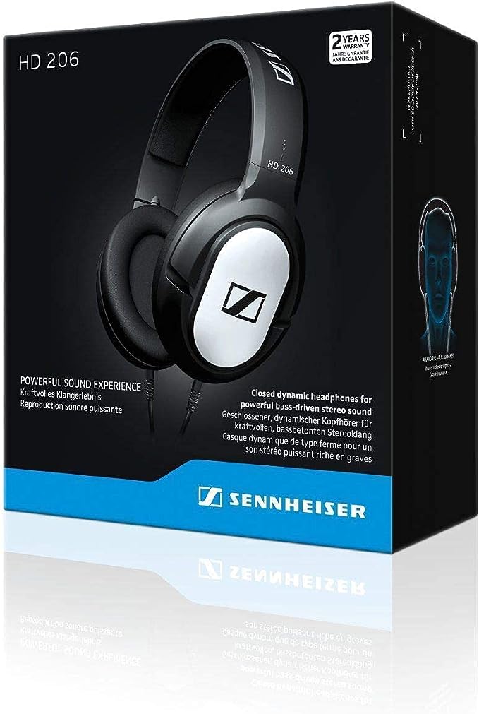 Sennheiser HD 206 Over Ear Headphones