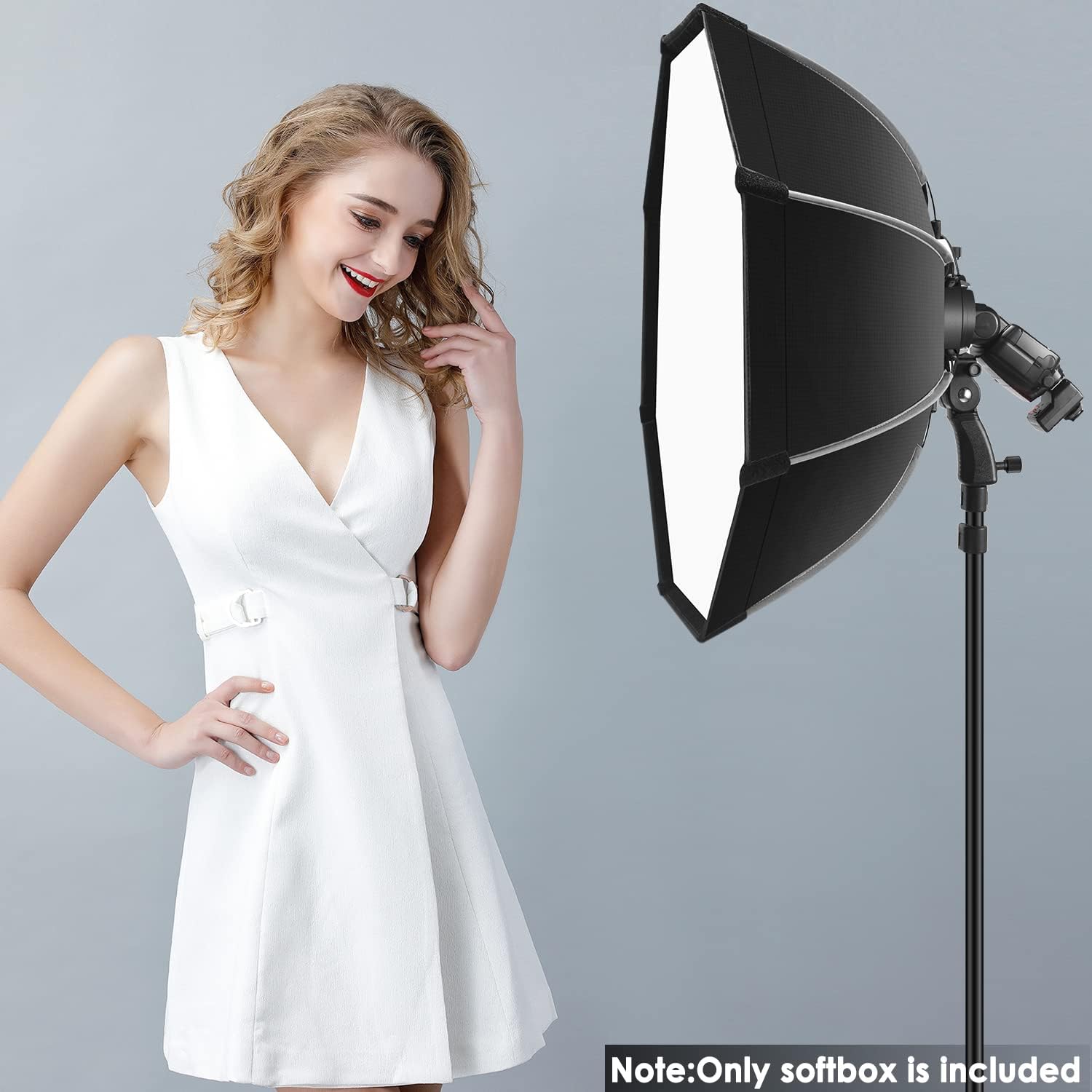 NEEWER 26''/65CM Octagonal Softbox Quick Release with S-Type Bracket Mount