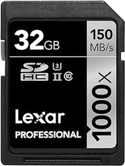 LEXAR 32GB PROFESSIONAL UHS-II SD CARD