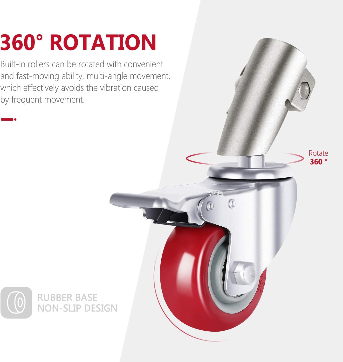 PROMAGE SWIVEL CASTER WHEEL FOR LIGHT STAND/TRIPOD