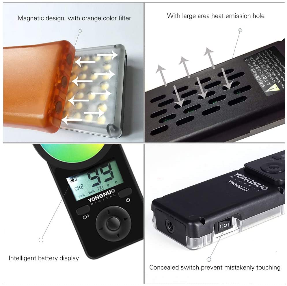 Yongnuo YN360 III Bi-Color RGB LED Light Wand