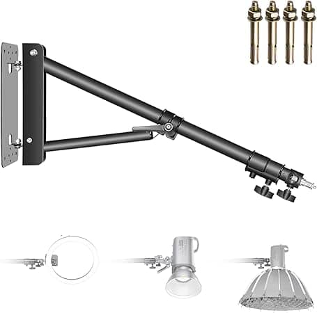 NEEWER 130cm Wall Mounting Triangle Boom Arm