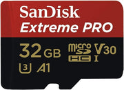 SANDISK EXTREME PRO MICRO SD - 32GB/100MB