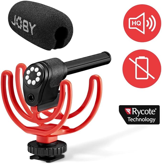 JOBY WAVO ON-CAMERA VLOGGING COMPACT MICROPHONE(JB01675-BWW)
