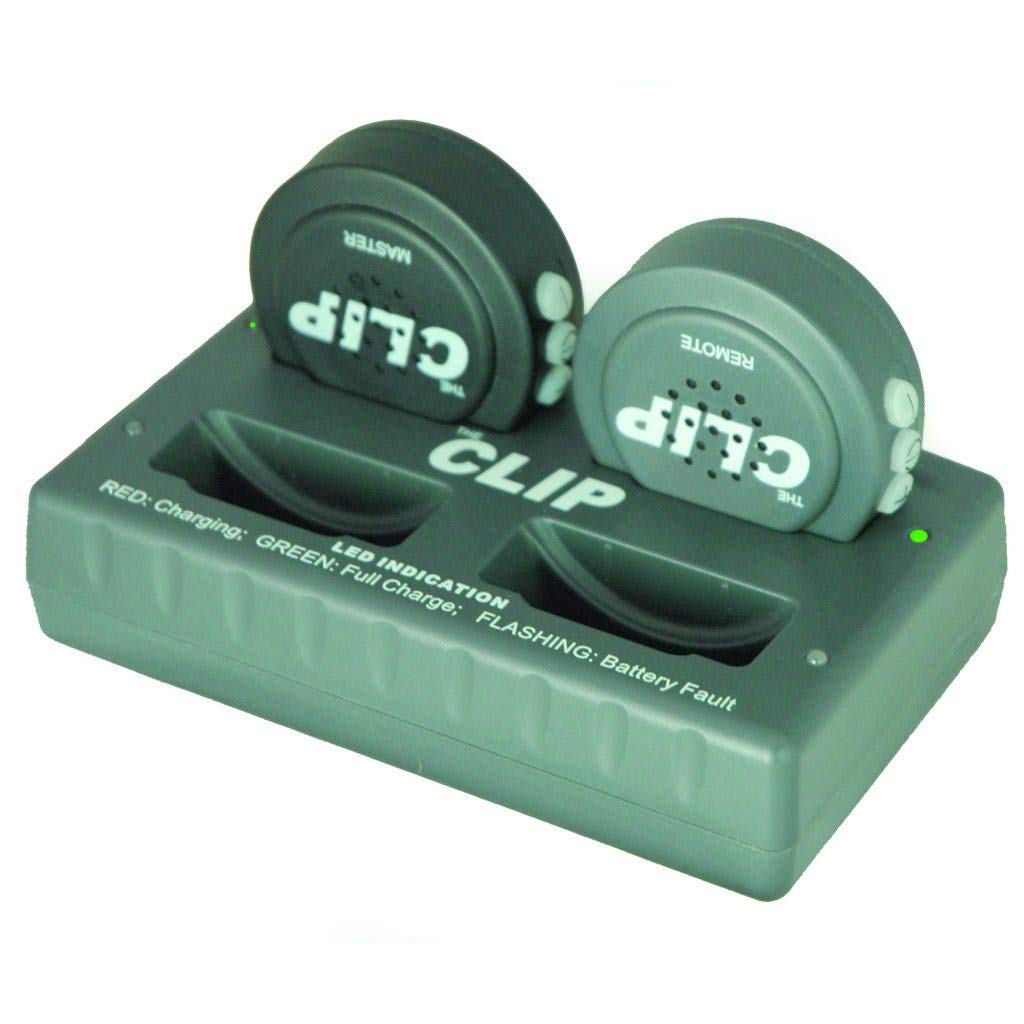 EARTEC THE CLIP 4 PERSON SETUP INCL 4 CLIP, 4 CYBER HEADSETS, BUILT-IN BATTERIES, CHARGER, CASE (4 PERSON)