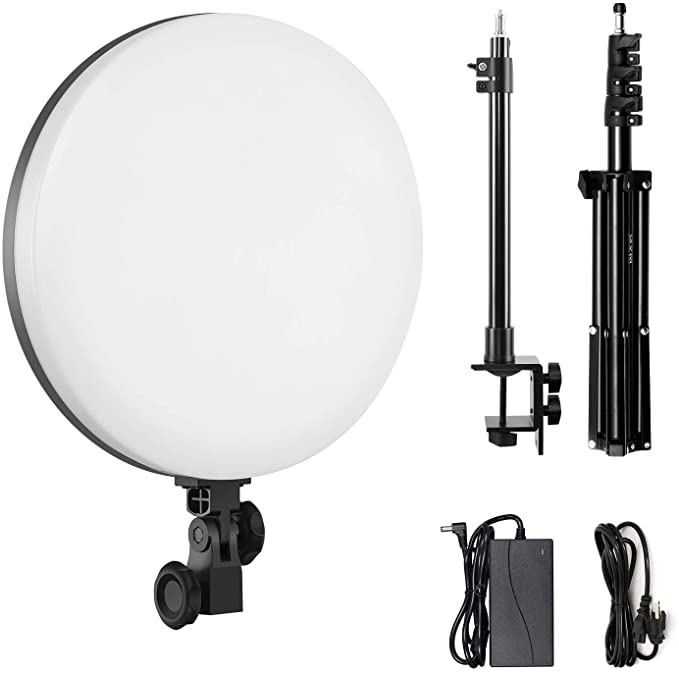 GVM 12"" LED Bi-Color Soft Video Light Panel Kit with Two Stands YR200D-SET4
