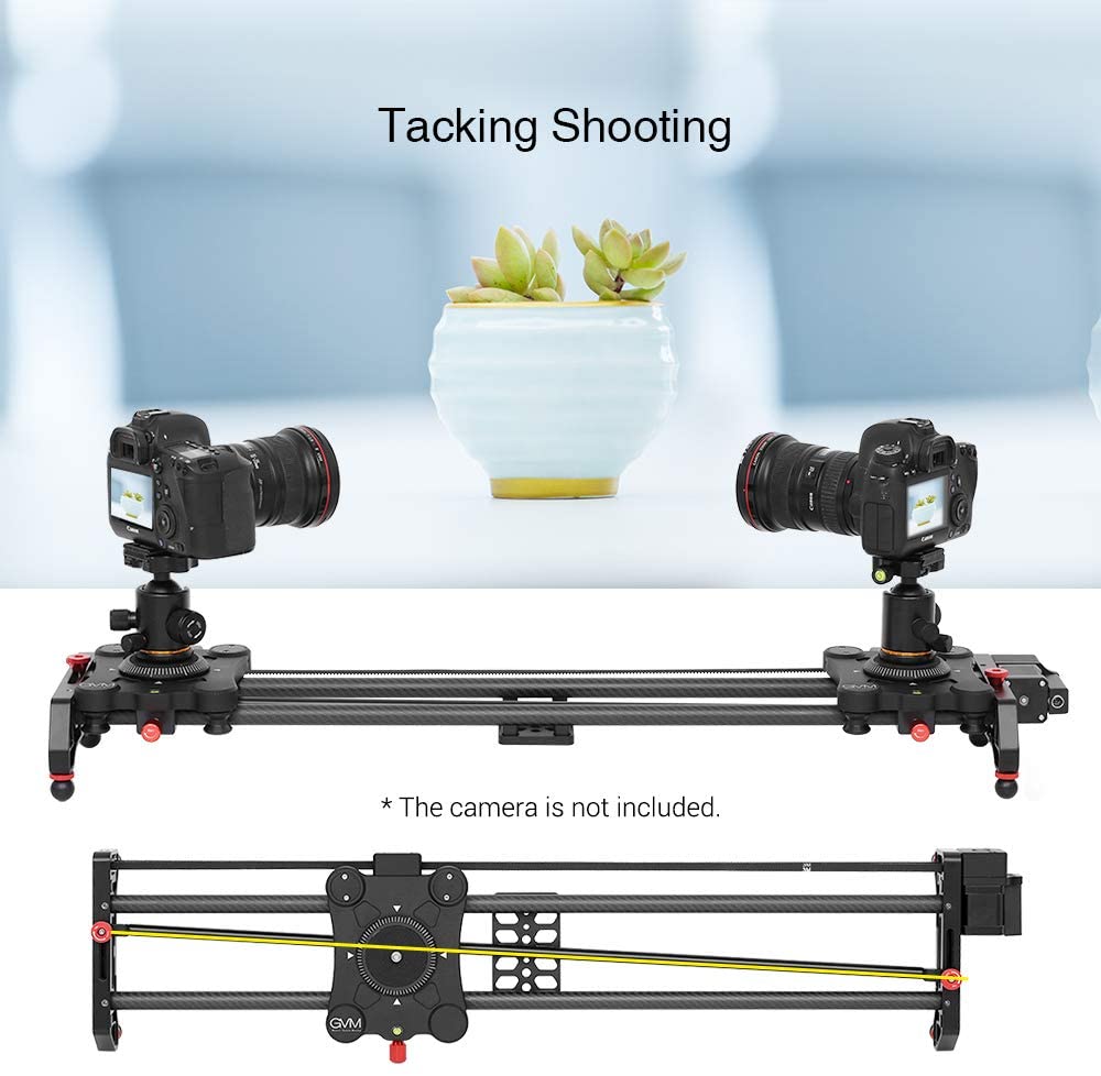 GVM GR-80QD Professional Video Carbon Fiber Motorized Camera Slider 80CM (32"")