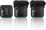 LENSGO 348C 2.4G 2 Transmitter and 1 Receiver Wireless Lapel Mic