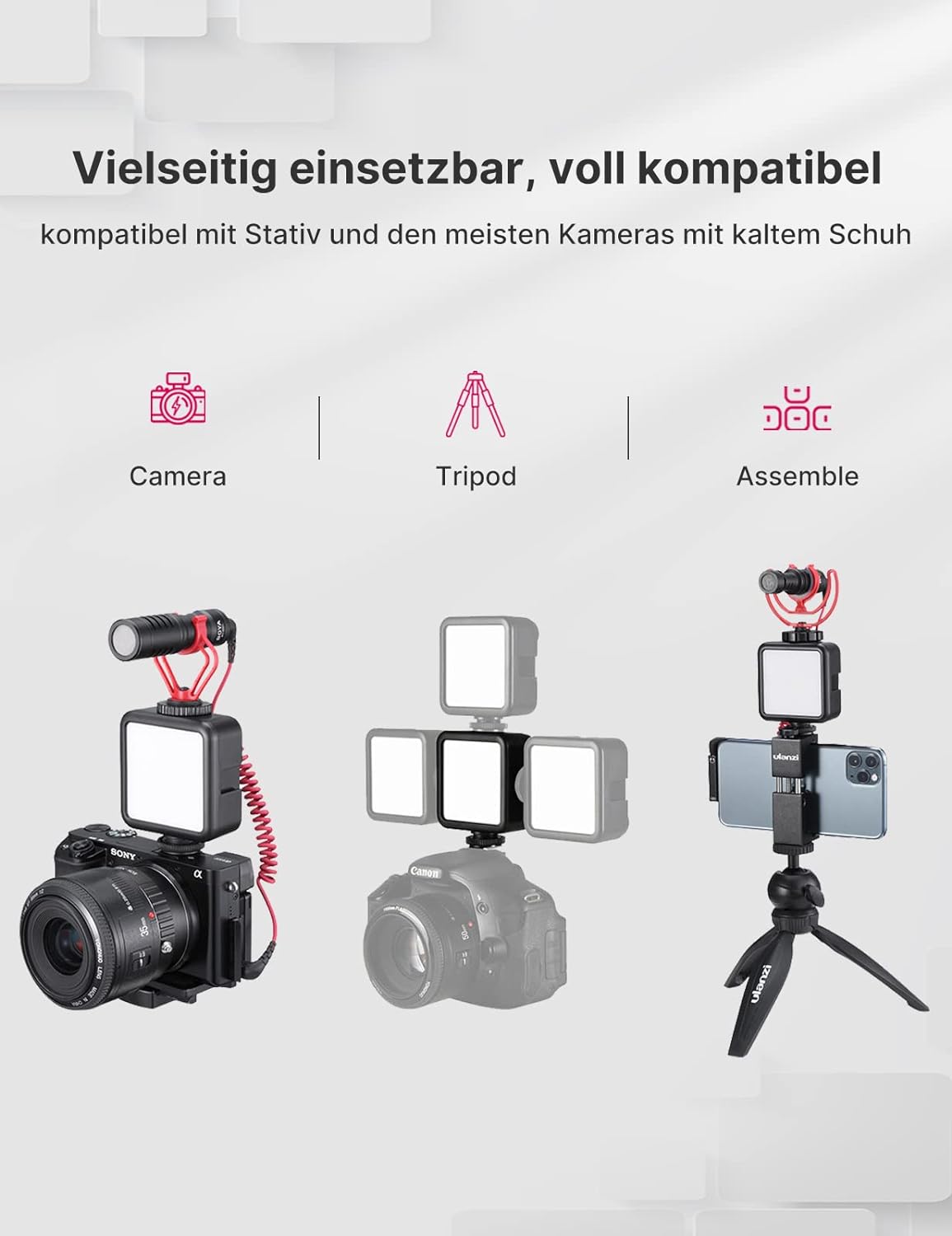 PROMAGE SML-V13 MICROPHONE LED LIGHT
