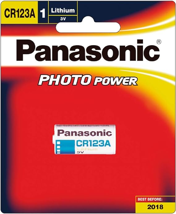 PANASONIC LITHIUM BATTERY CR123
