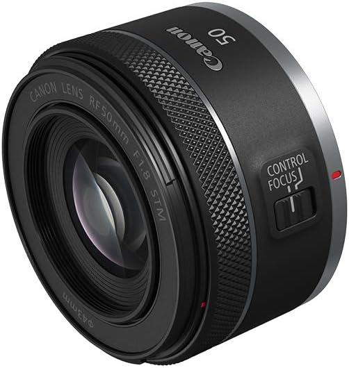 Canon RF50mm F1.8 STM for Canon Full Frame Mirrorless RF Mount Cameras [EOS R, EOS RP, EOS R5, EOS R6](4515C002)