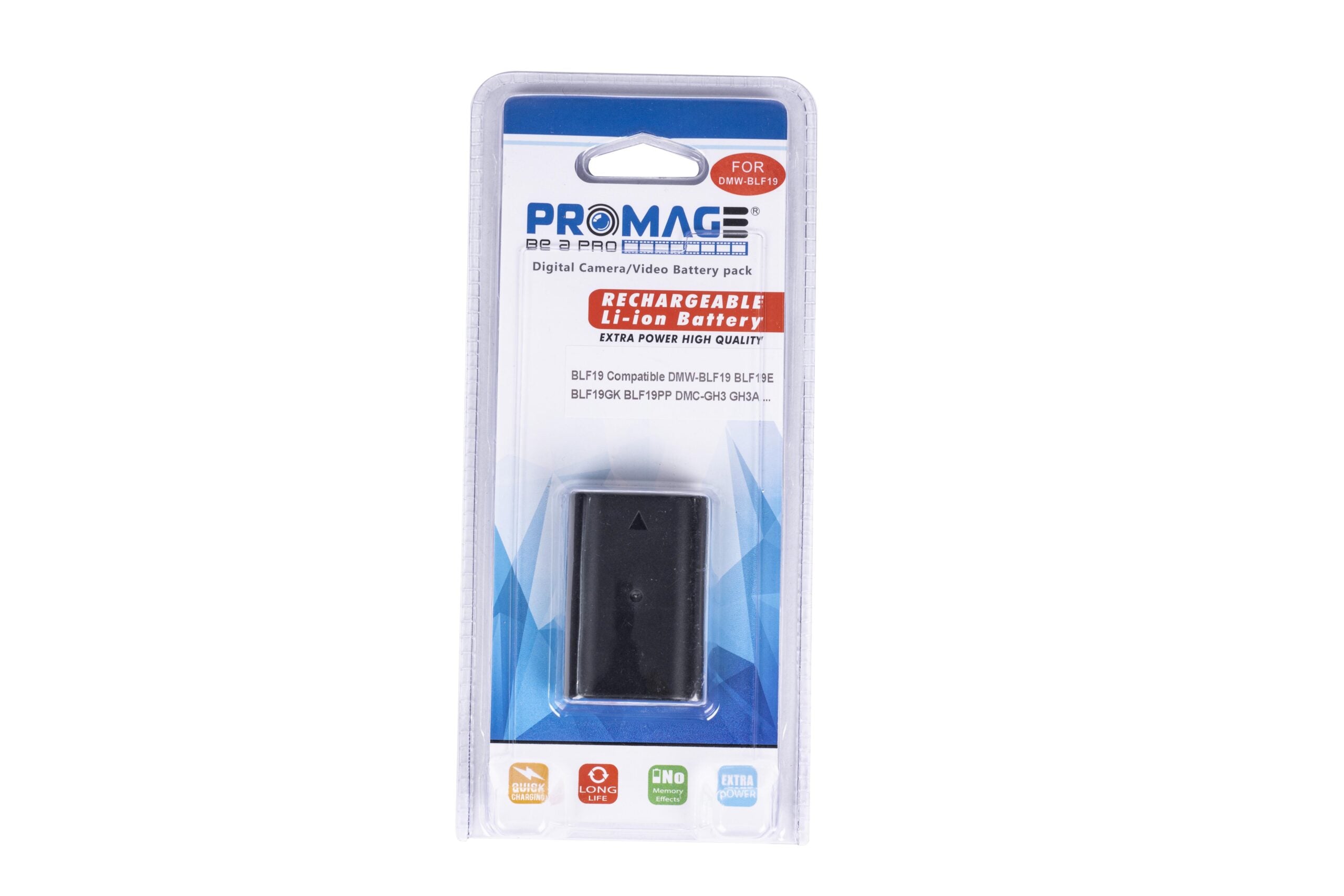 PROMAGE BATTERY and CHARGER KIT PANASONIC DMW-BLF19E