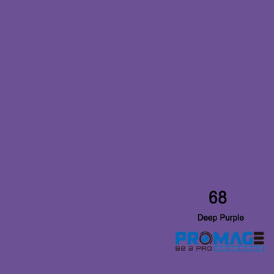 Promage DEEP PURPLE PM-PB68 Seamless Background Paper 2.72m x 10m