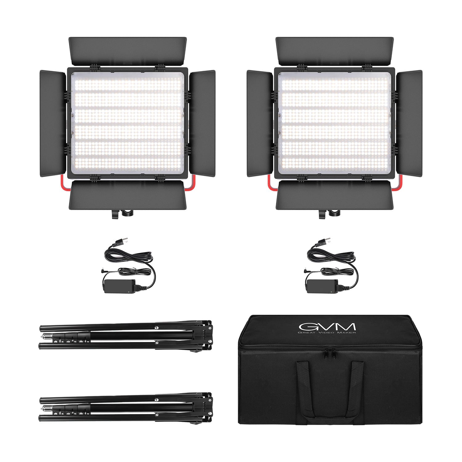 GVM 1200D RGB LED Light Panel (2-Light Kit)