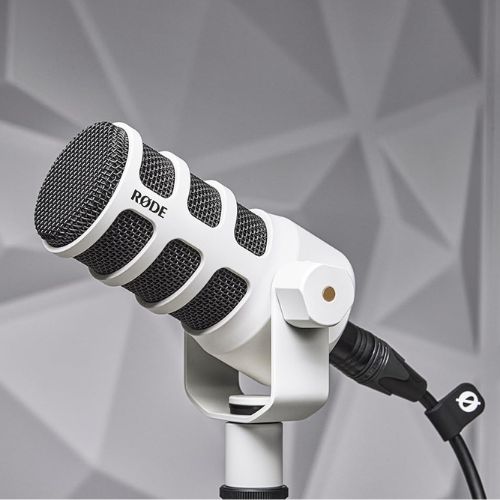 Rode PodMic USB and XLR Dynamic Broadcast Microphone (White)