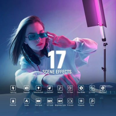 NEEWER CL124 RGB Handheld LED Light Stick Wand