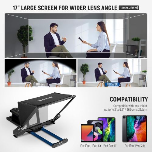 Neewer X17 17" II Aluminum Alloy Teleprompter