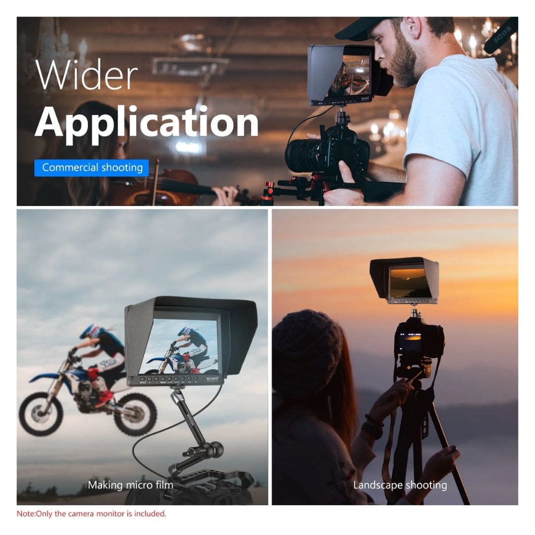 Neewer F100 7 Inch HD Camera Field Monitor Kit