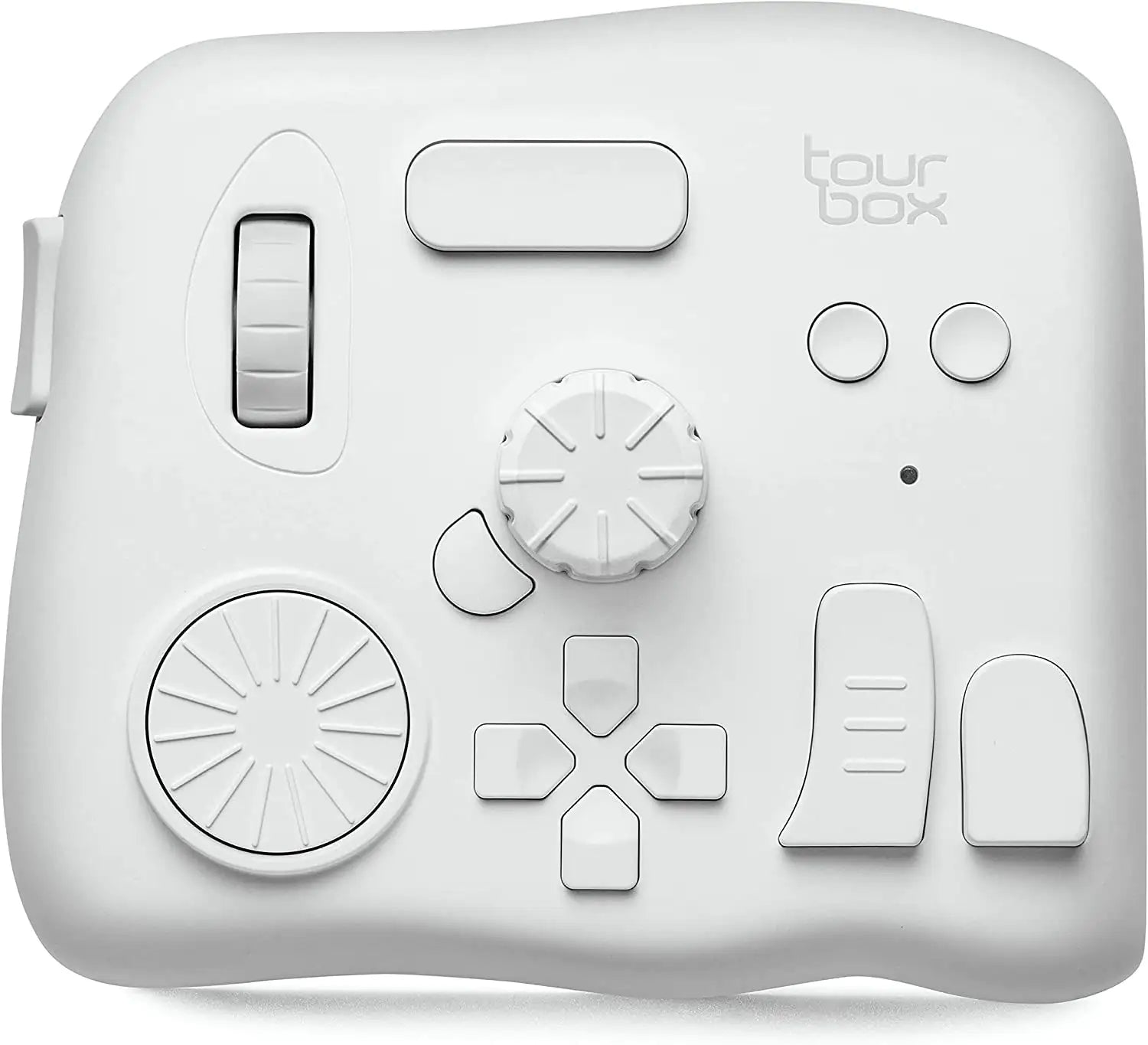 Tourbox Elite, Video Photo Editing Controller, Bluetooth 5.0 Customized Shortcut Keyboard - White