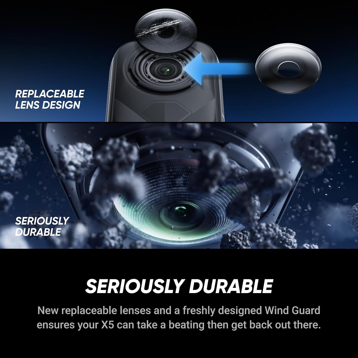 Insta360 X5 360 Action Camera Motorcycle Multiview Bundle
